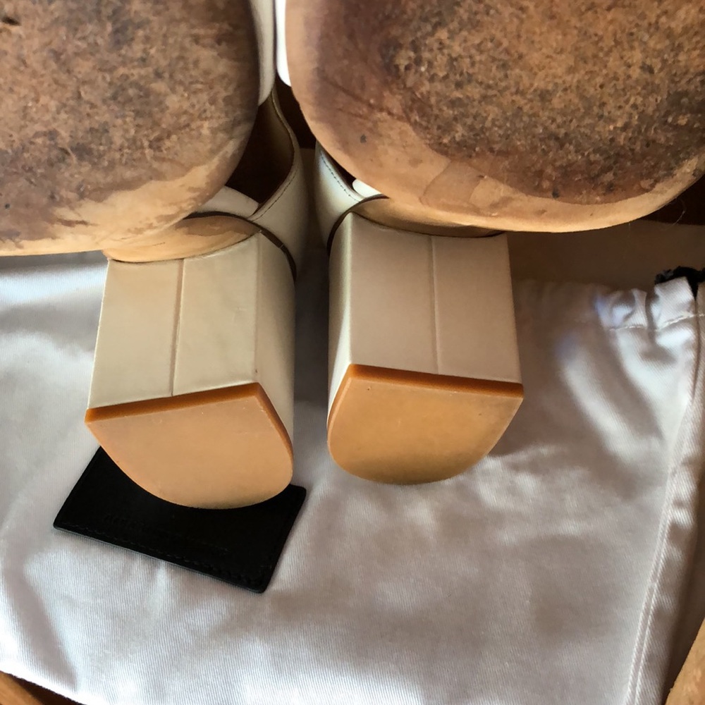 ⭐️⭐️ALEXANDER WANG WHITE BLOCK HEEL SANDAL ⭐️⭐️SZ.40 final price - Picture 13 of 16